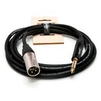 SHNOOR IC124-XMJM-10m Шнур небалансный XLR (male) ⇔ JACK 1/4" (male) mono, длина 10 метров