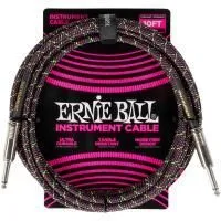 Ernie Ball 6427 Шнур инструментальный JACK 1/4" (прямой) ⇔ JACK 1/4"  (прямой), 3м, фиолет/зелёный