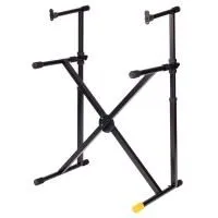 Hercules KS210B Стойка для клавишных, X-типа, 2 уровня