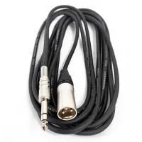 True magic TLC077 10M Шнур микрофонный JACK 1/4" (stereo) ⇔ XLR (male), 10 метров, черный