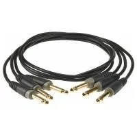 KLOTZ PP-JJ0015 Шнуры коммутационные (3шт.) Jack1/4"(прямой) ⇔ Jack1/4"(прямой), 15см.
