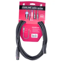 Superlux SFM5.0FM Кабель микрофонный, балансный XLR3F - XLR3M, жила 0,2 мм², 5 м