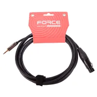 FORCE FLC-06/3 Шнур аудио miniJACK 1/8" (stereo) <=> XLR (female), 3 метра
