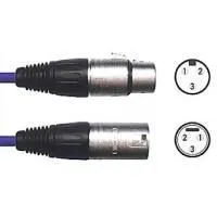 AVC Link CABLE-950/15 black Шнур микрофонный/коммутационный  XLR (M) ⇔ XLR (F), 15 метров, чёрный
