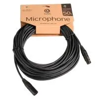 Planet Waves PW-CMIC-50 Шнур микрофонный,  XLR (male) ⇔ XLR (female), 15.24м