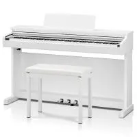 Kawai CX202 Premium Satin White Пианино цифровое в комплекте с банкеткой, цвет белый