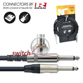 STAGG NGC3SWR Шнур инструментальный Jack 1/4
