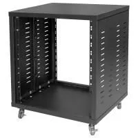 TEMPO RK8W Шкаф рэковый, 8 мест, на колесах, цвет черный