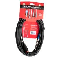 Superlux SFM7.5FP Кабель сигнальный, небалансный, XLR3F - 6.3 мм (1/4") моно джек, 0,20 мм², 7,5 м