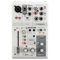 Yamaha AG03MK2 White Микшерный пульт для потокового вещания с аудиоинтерфейсом USB