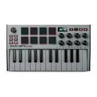 AKAI PRO MPK MINI MK3 GREY USB/MIDI клавиатура контроллер