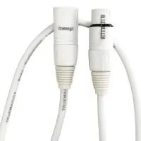 True magic TMH004/1M Шнур микрофонный HD  XLR (F) ⇔  XLR (M), 1 метр, белый