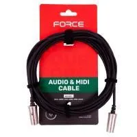 FORCE MCC-02/5 Шнур MIDI DIN (5pin) ⇔ DIN (5pin), 5 метров