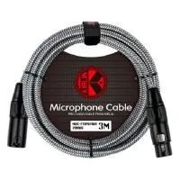 Kirlin MWC-270 3M BKA Шнур микрофонный XLR (female) ⇔ XLR (male), 3 метра, черный/серый