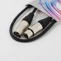 True magic TLC 3M/BK Шнур микрофонный XLR (F) ? XLR (M), 3 метра, черный