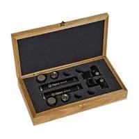 Октава МК-012-01Ч(ПАРА) Стереопара конденсаторных микрофонов, в деревянном футляре, цвет чёрный