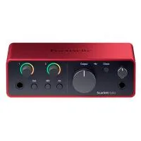 FOCUSRITE Scarlett Solo 4th Gen Звуковая карта USB, 2 входа/2 выхода