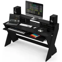Glorious Sound Desk PRO Black Стол аранжировщика, X-тип, цвет чёрный