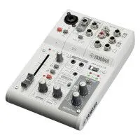 Yamaha AG03MK2 White Микшерный пульт для потокового вещания с аудиоинтерфейсом USB