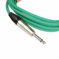 FORCE FGC-09/3 GR Шнур инструментальный Jack 1/4"(прямой) ⇔ Jack 1/4"(прямой), 3 метра зелёный