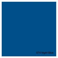 ROSCO SUPERGEL №074 Night Blue - Светофильтр пленочный цвет 