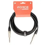 FORCE FGC-09/4,5 Шнур инструментальный Jack 1/4"(прямой) ⇔ Jack 1/4"(прямой), 4.5 метра