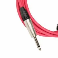 FORCE FGC-09/3 RD Шнур инструментальный Jack 1/4"(прямой) ⇔ Jack 1/4"(прямой), 3 метра красный