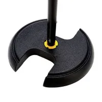 Hercules MS202B Стойка для микрофона, прямая, круглое основание, цвет чёрный