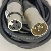 True magic TMH003/20M Шнур микрофонный HD XLR (F) ⇔ XLR (M), 20 метров, чёрный