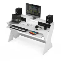 Glorious Sound Desk PRO White Стол аранжировщика, X-тип, цвет белый