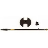 Hercules MS202B Стойка для микрофона, прямая, круглое основание, цвет чёрный