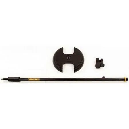 Hercules MS202B Стойка для микрофона, прямая, круглое основание, цвет чёрный