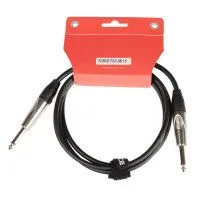 FORCE FGC-09/1,5 Шнур инструментальный Jack 1/4"(прямой) ⇔ Jack 1/4"(прямой), 1.5 метра