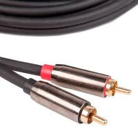 FORCE FLC-37/4.5 DLX Шнур аудио 2хRCA (папа) ⇔ 2хJACK 1/4" mono (папа), 4.5 метра