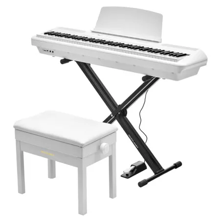 MUZPLANET P-45WH Пианино цифровое, 88 клавиш, цвет белый (без стойки)