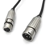 SOLISTA WX009-3M Шнур микрофонный/коммутационный  XLR (M) ⇔ XLR (F), 3 метра, чёрный