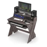 Glorious Sound Desk Compact Walnut Стол аранжировщика, X-тип, цвет орех