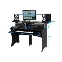 Glorious Workbench Black Стол аранжировщика, цвет чёрный