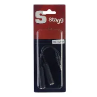 STAGG YC-0,1/1J2PFSH Шнур-разветвитель Jack1/8"(male) stereo ⇔ 2x Jack1/4"(female) stereo, 0.1 метра