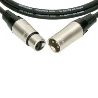 KLOTZ GRG1FM05 GREYHOUND Шнур микрофонный XLR (male) ⇔ XLR (female), длина 5 метров, чёрный