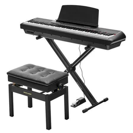 MUZPLANET P-45B Пианино цифровое, 88 клавиш, цвет черный (без стойки)