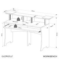Glorious Workbench Driftwood Стол аранжировщика, цвет орех
