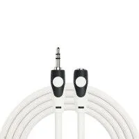 Kirlin LGA-569L 2M WH Шнур-удлинитель аудио, stereo JACK 1/8" (M) ⇔ stereo JACK 1/8" (F), 2м., белый