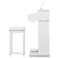 Kawai CX102 White Пианино цифровое в комплекте с банкеткой, цвет белый
