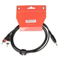 FORCE FLC-10/1,5 Шнур аудио mini-JACK 1/8"(stereo) ⇔ 2хRCA(male), 1.5 метра