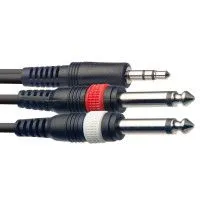 STAGG SYC1/MPS2P E Шнур-разветвитель аудио mini Jack 1/8