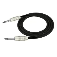 Kirlin IP-201PR 3M BK Шнур инструментальный JACK 1/4"(прямой) ⇔ JACK 1/4"(прямой), 3 метра, черный