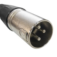 SOLISTA WX003-3M Шнур микрофонный/коммутационный  XLR (M) ⇔ XLR (F), 3 метра, чёрный