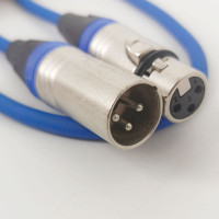 True magic TLC 1.5M/BL Шнур микрофонный XLR (F) ⇔ XLR (M), 1.5 метра, синий