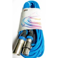 True magic TLC 3M/BL Шнур микрофонный XLR (F) ⇔ XLR (M), 3 метра, синий